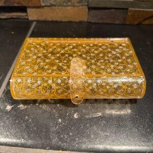 Vintage 1950s Lucite Box Clutch